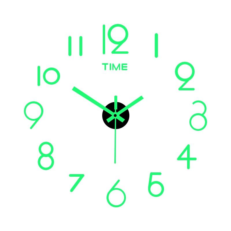 Cheap 40cm Luminous Wall Clocks DIY Digital Clock Luminous Clock
