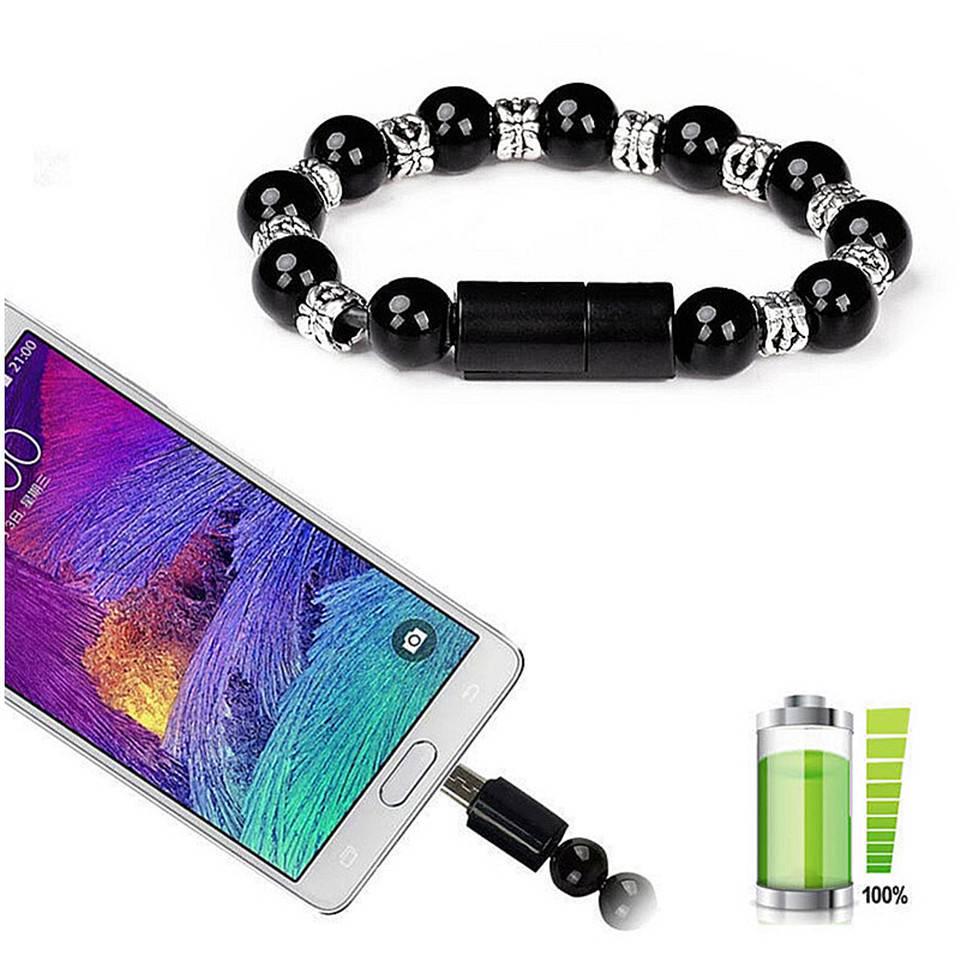 Buy Wearable USB Bracelet Cable Charger USB Phone Data Charging Cable