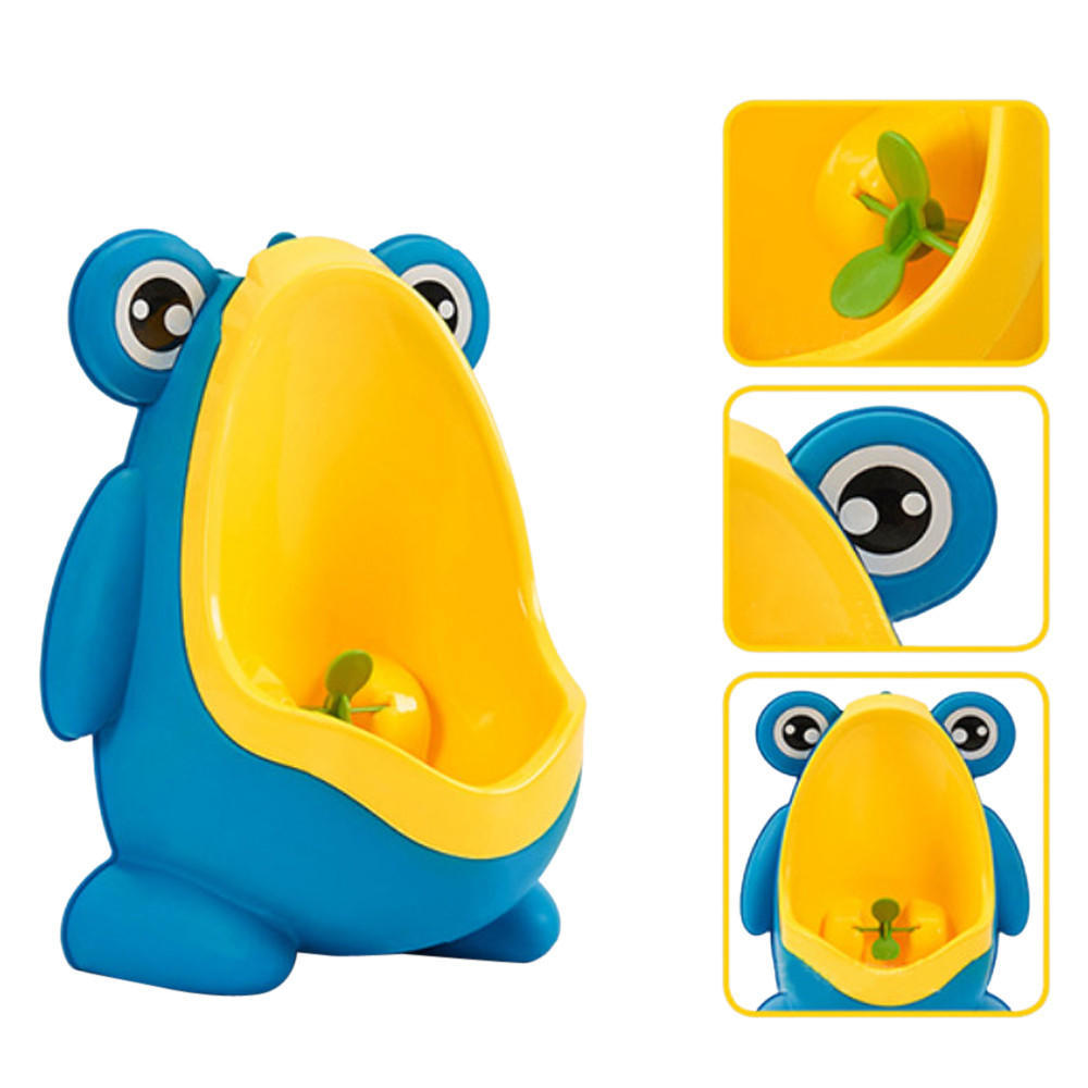 Potties & Trainer Seats Cartoon Frog Shape Kids WallMounted Potty