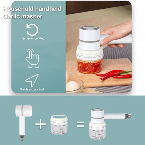 Buy Adjustable Electric Garlic Blender Household Stainless Steel