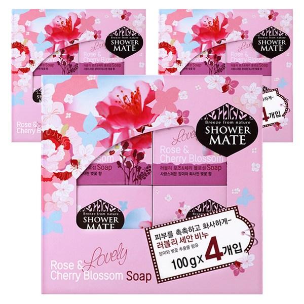 Купить Мыло для умывания Shower Mate Lovely Rose & Cherry Blossom, 25г