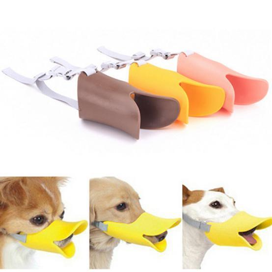 Buy Dog Anti Bite Duck Mouth Shape Dog Mouth Cover Silicone Biteproof