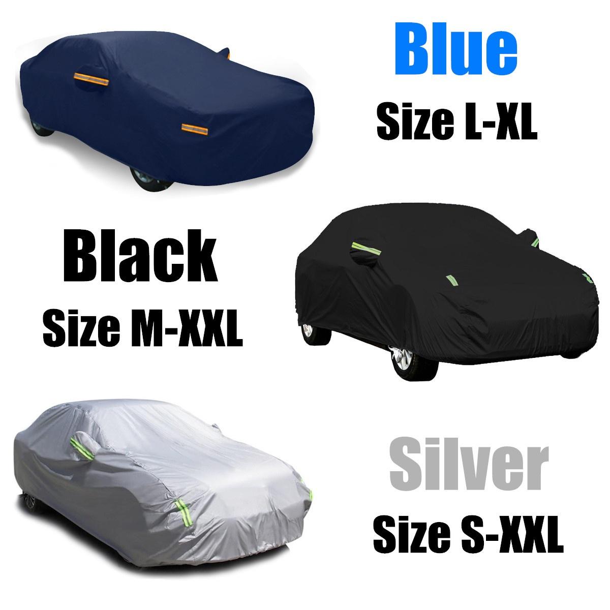 Universal Car Covers Size S/M/L/XL/XXL Indoor Outdoor Full Auot Cover Sun UV Snow Dust Resistant