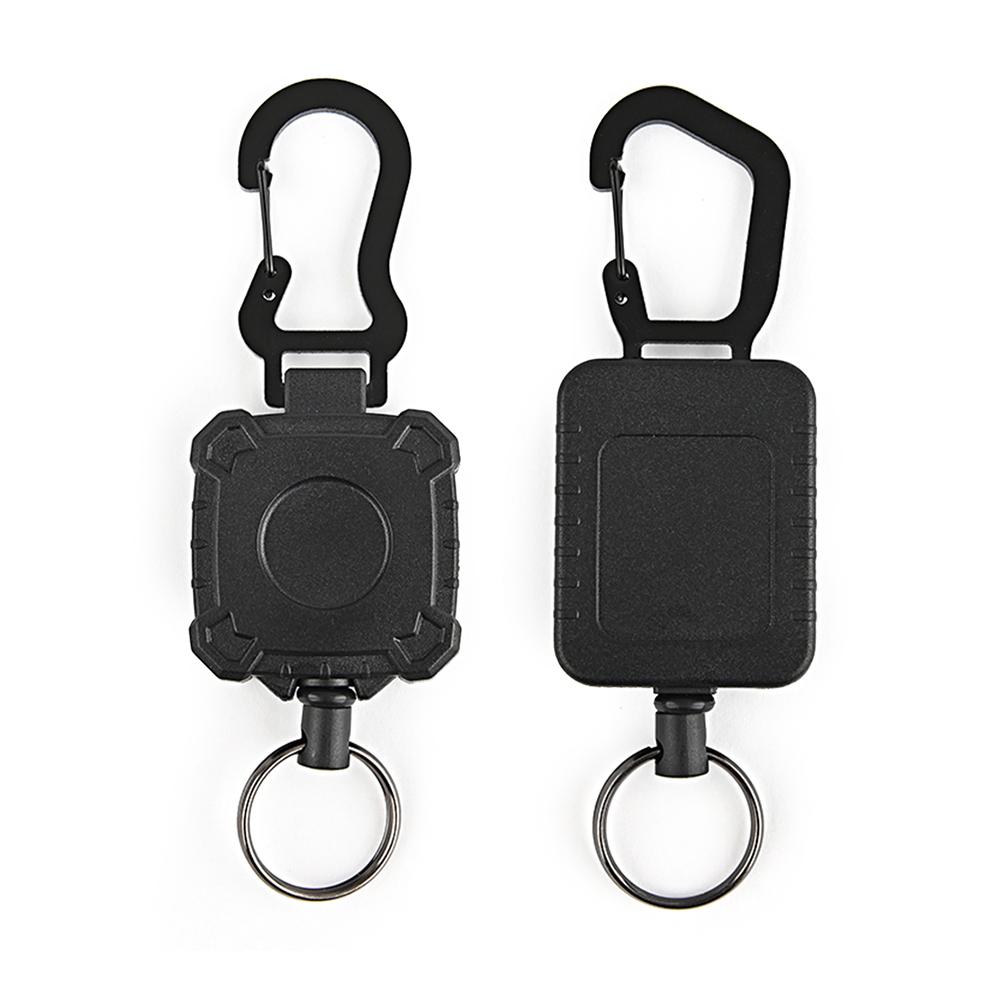 Cheap Outdoor Wire Rope Keychain Portable Retractable Return Antitheft
