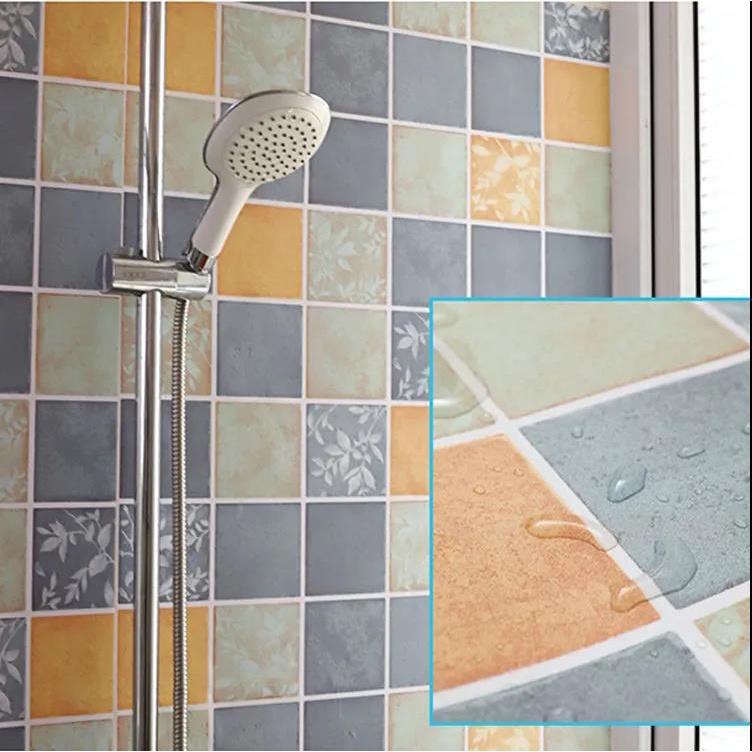💰Koupit online 300cm*60cm Bathroom wallpaper self adhesive waterproof