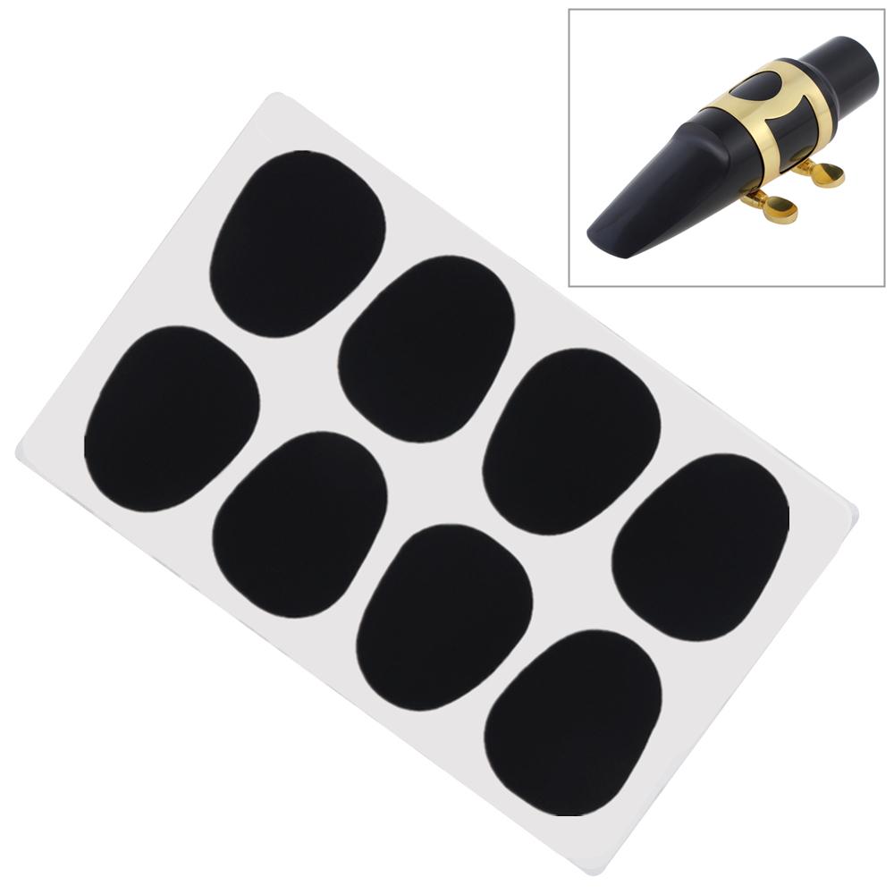 Buy 8pcs/lot Black Silicone 0.5mm Alto Tenor Rubber Saxophone