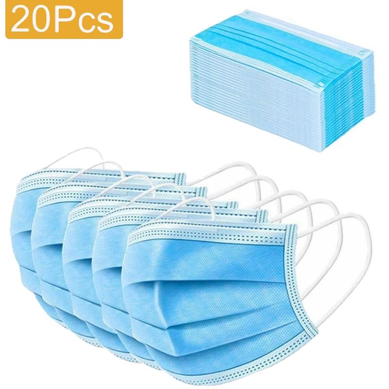 Buy Disposable Masks Threelayer Mask Dustproof Nonwoven Breathable