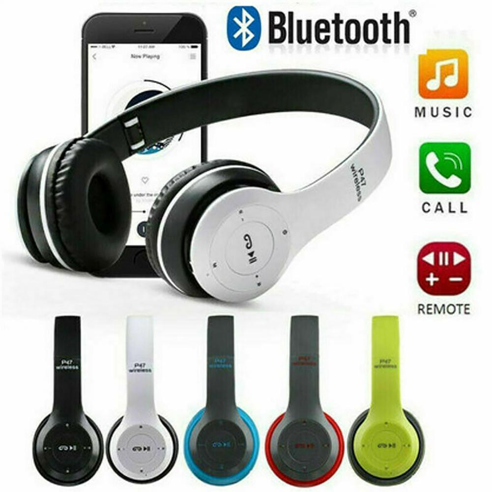 Buy P47 Headband Headset Bluetooth Foldable Stereo Noise Cancelling