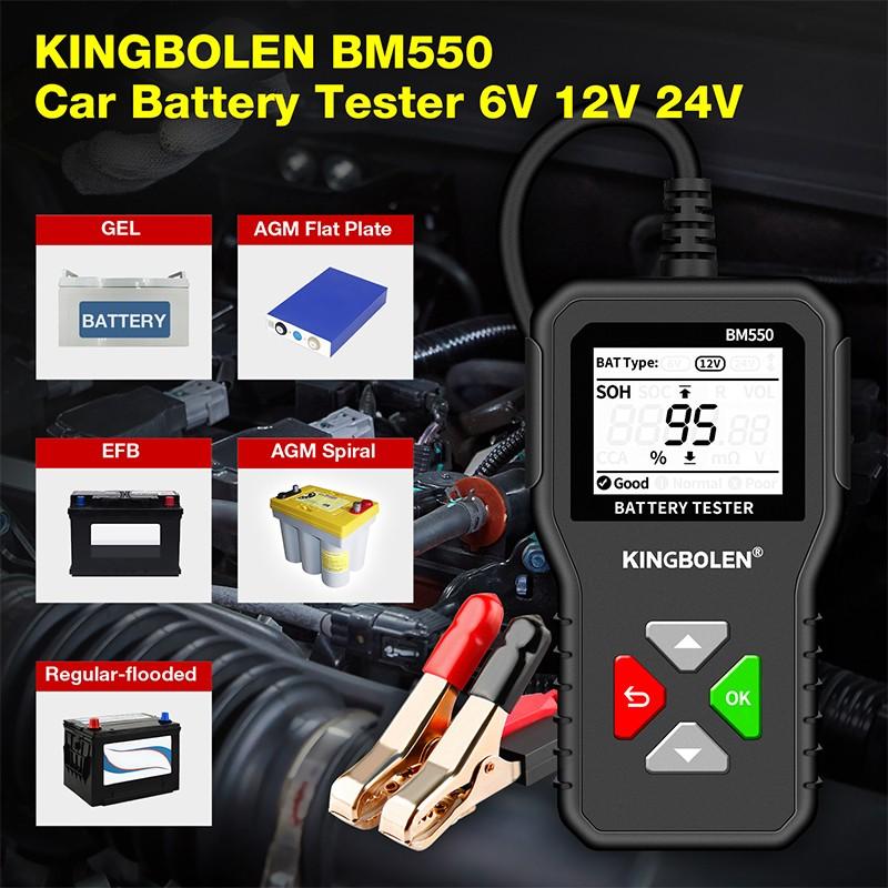 Buy Car Battery Tester 6V 12V 24V Battery System Test Automotive