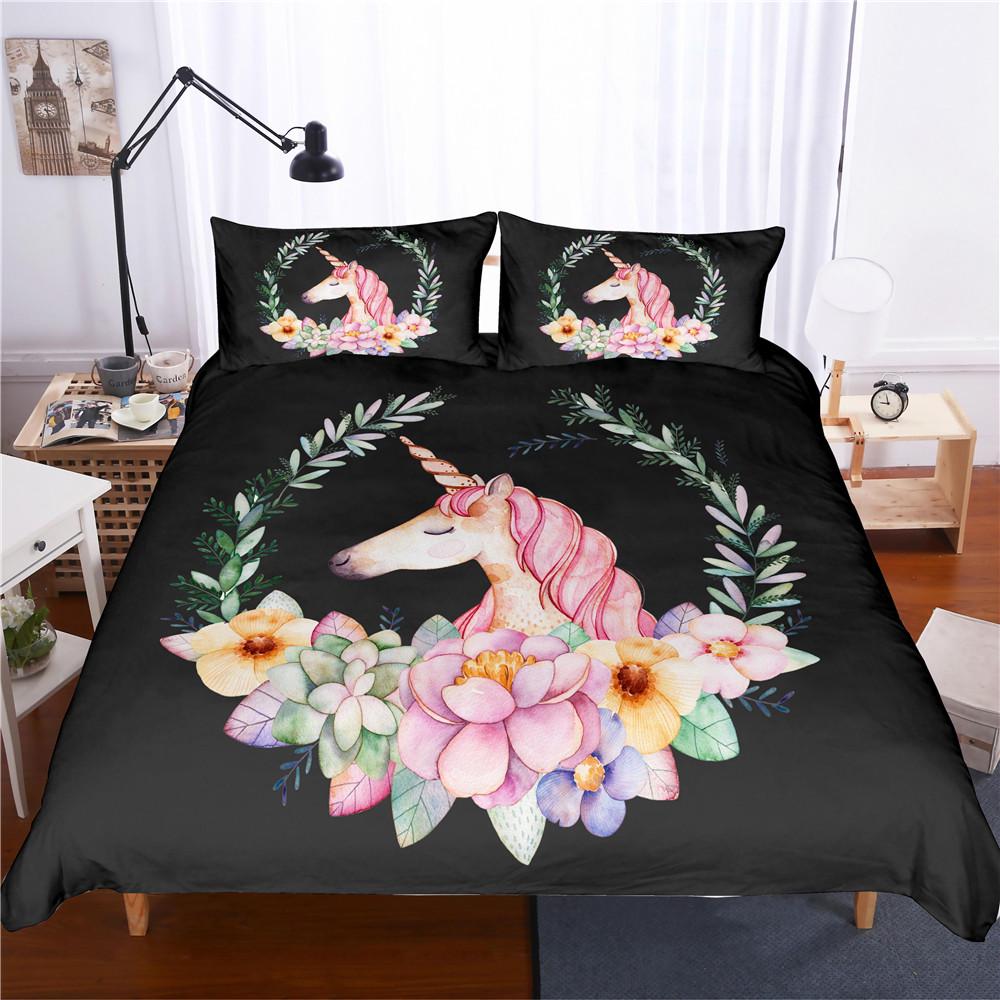 Unicorn King Size Bedding Set Veteranoscdalfaro