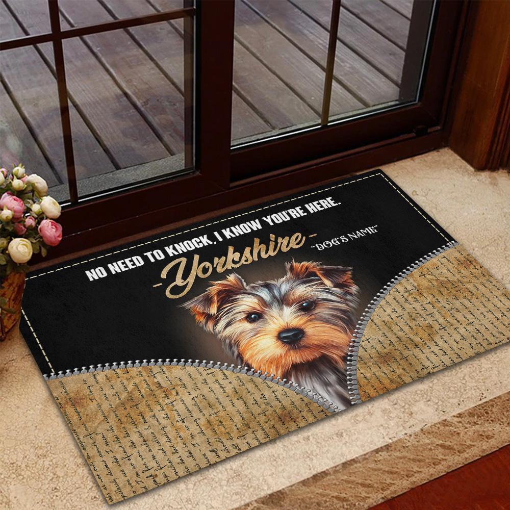 Cheap Yorkshire Terrier Dogs Printed Doormat Entrance Carpet Floor Mat