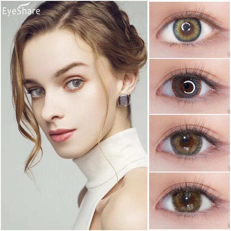 Buy EYESHARE 2pcs/ 1 Pair ROMA Series Colored Contact Lenses for Eyes