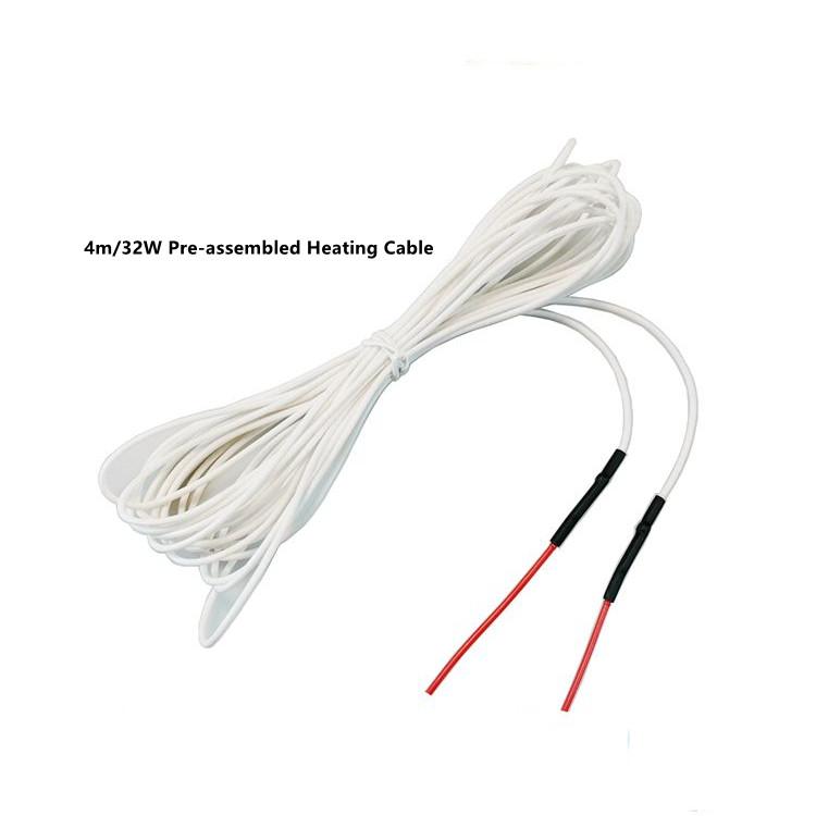 Cheap 12V Preassembled Heating Cable Low Voltage Silicon Rubber