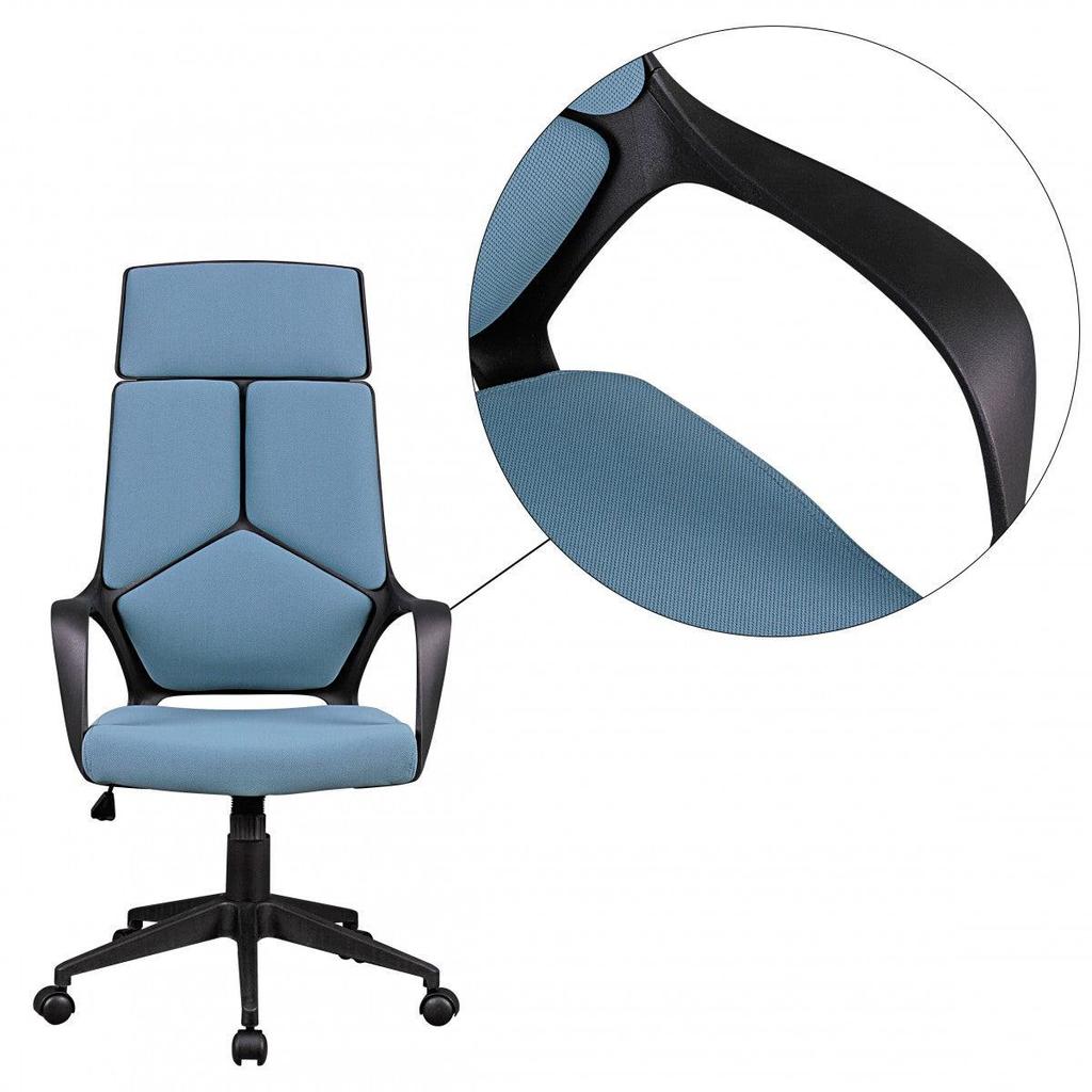 Rootz office chair fabric blue desk chair Design executive chair swivel