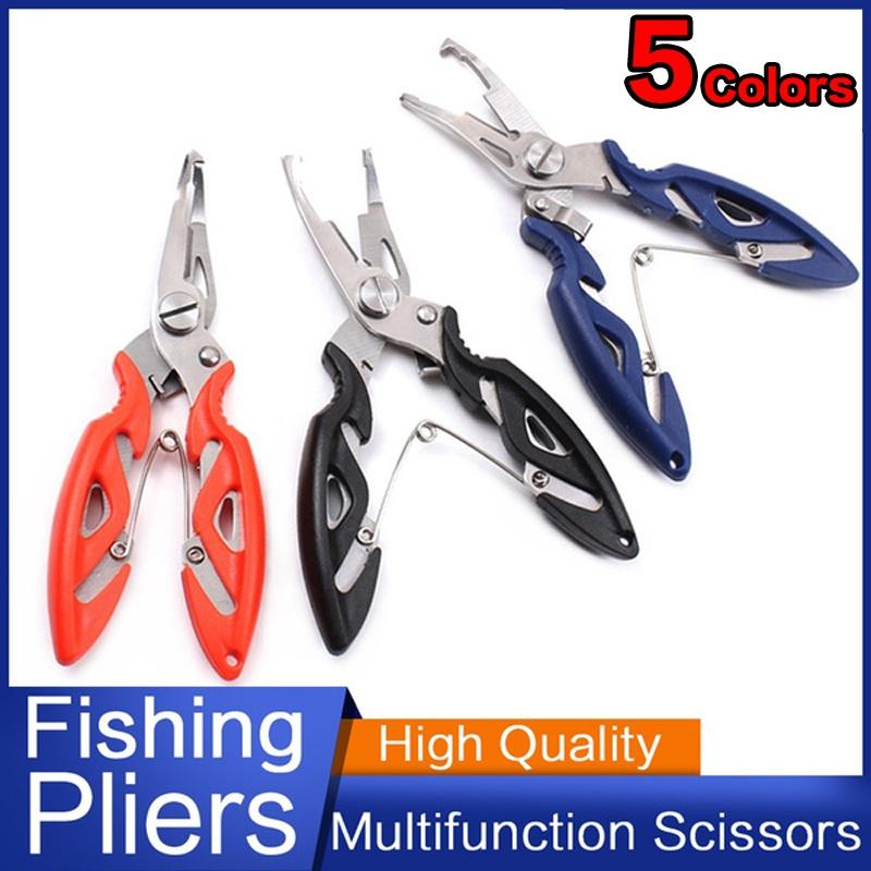 Buy 5 Colors Multifunction Fishing Plier Scissor Braid Line Lure Cutter