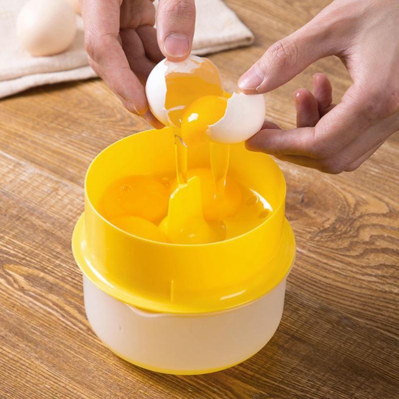Botao Egg Separator Yolk White Bakeware Gadget Tool Baking Assistant Kitchen Tools 1pc,red 2021年最新入荷