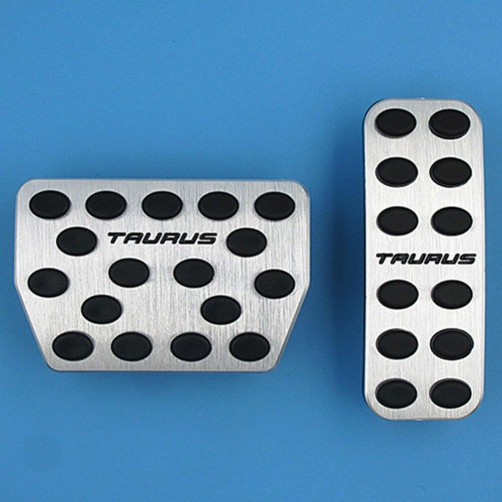 Buy For Ford Taurus Aluminum alloy Pedal Cover NonSlip Auto No
