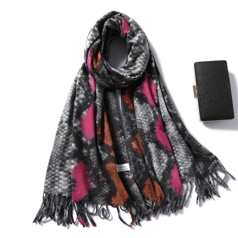Buy Designer Winter Scarf for Women Cashmere Scarves Fashion Snakeskin
