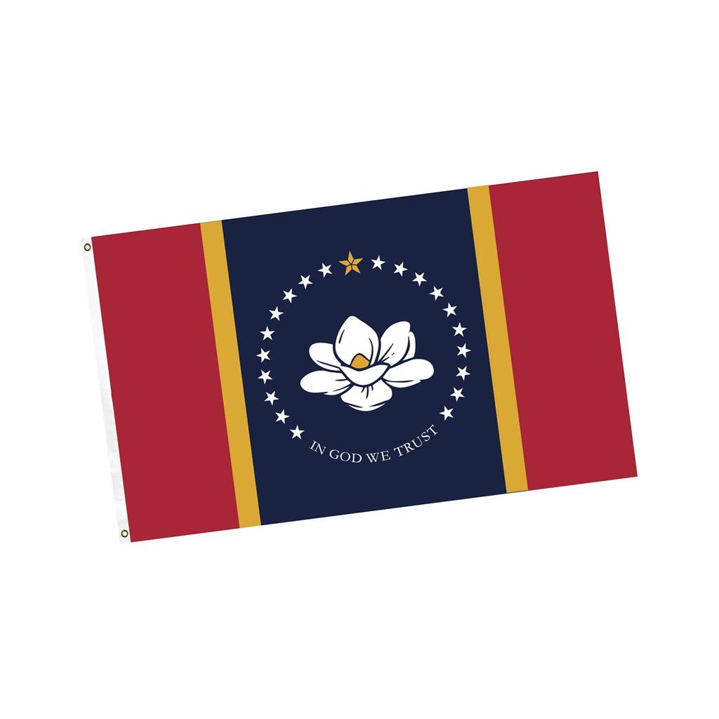 Buy New Mississippi State Flag Fade Resistant Durable Outdoor Flag at