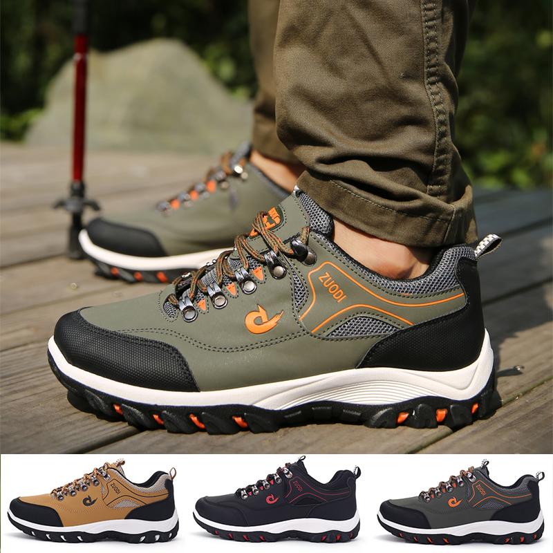 Buy Men Skid Resistant Hiking Shoes Fashion Mountain Boots Climbing