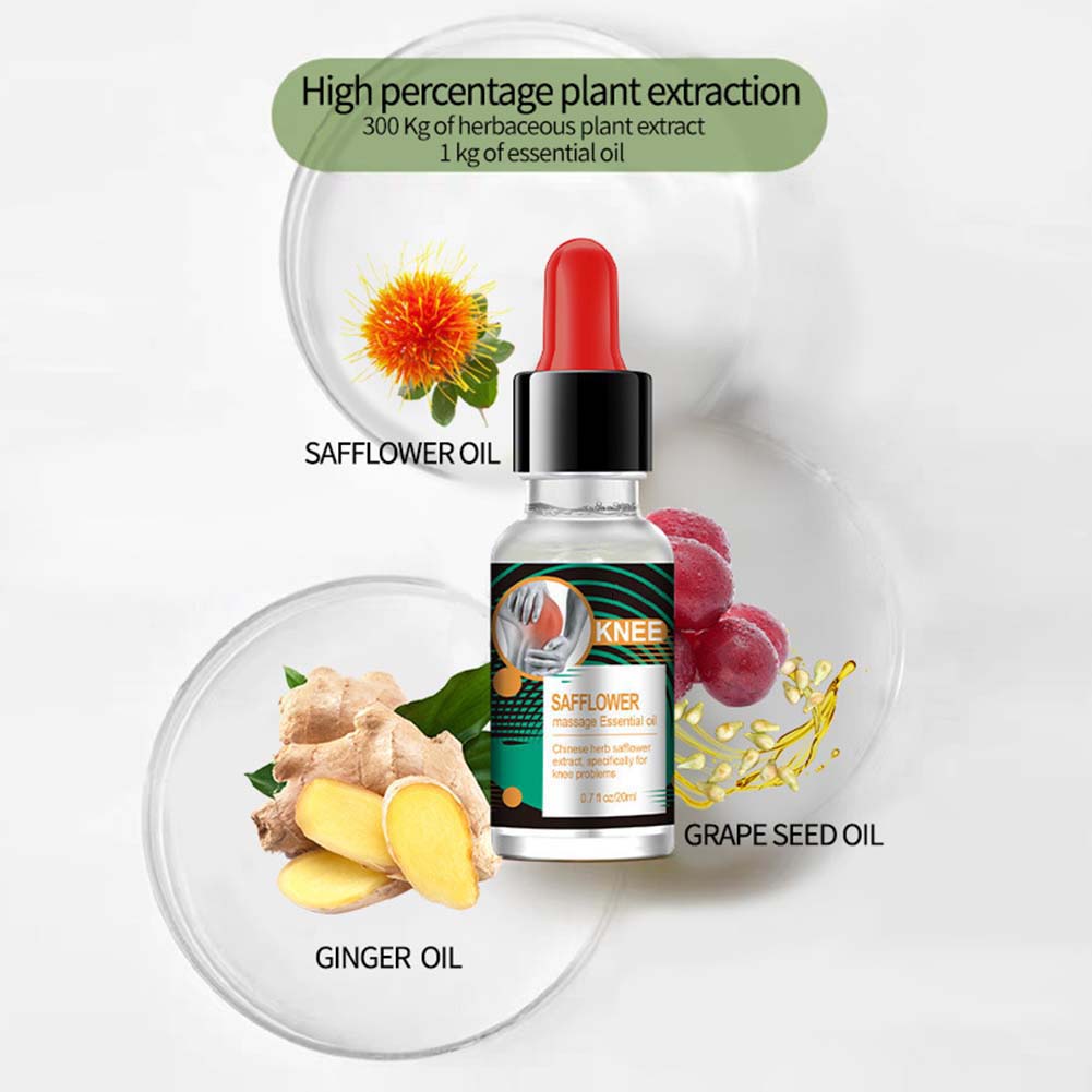 Cheap Ginger Safflower Massage Oil Joint Pain Oil Knee Back Pain