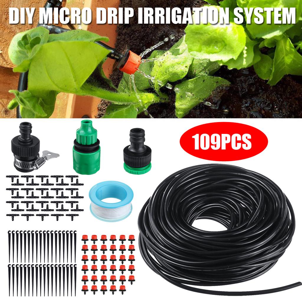 Buy 30M Irrigation Watering System DIY Micro Drip Plant Garden Flower