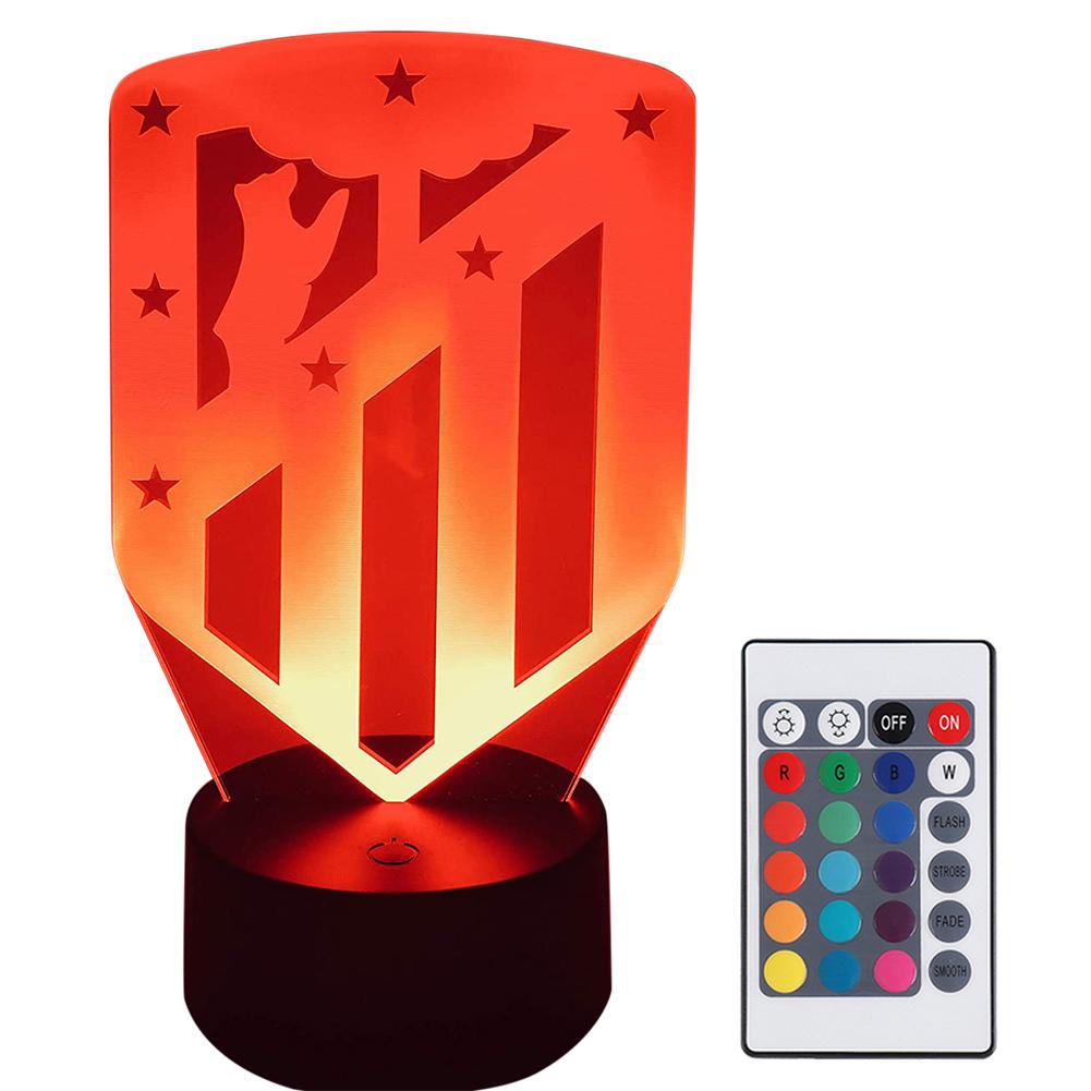 Buy 3D LED Bedside Night Light Acrylic Touch Remote Control Bedroom