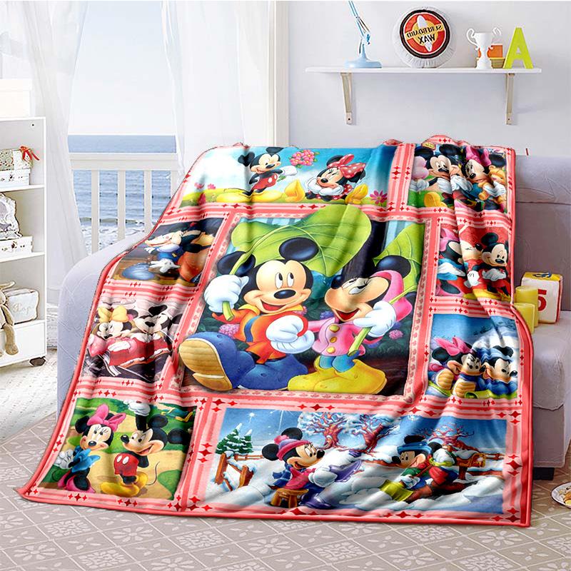 Personalized Cartoon Baby Vintage Art Blanket Sofa Bed Blanket Super