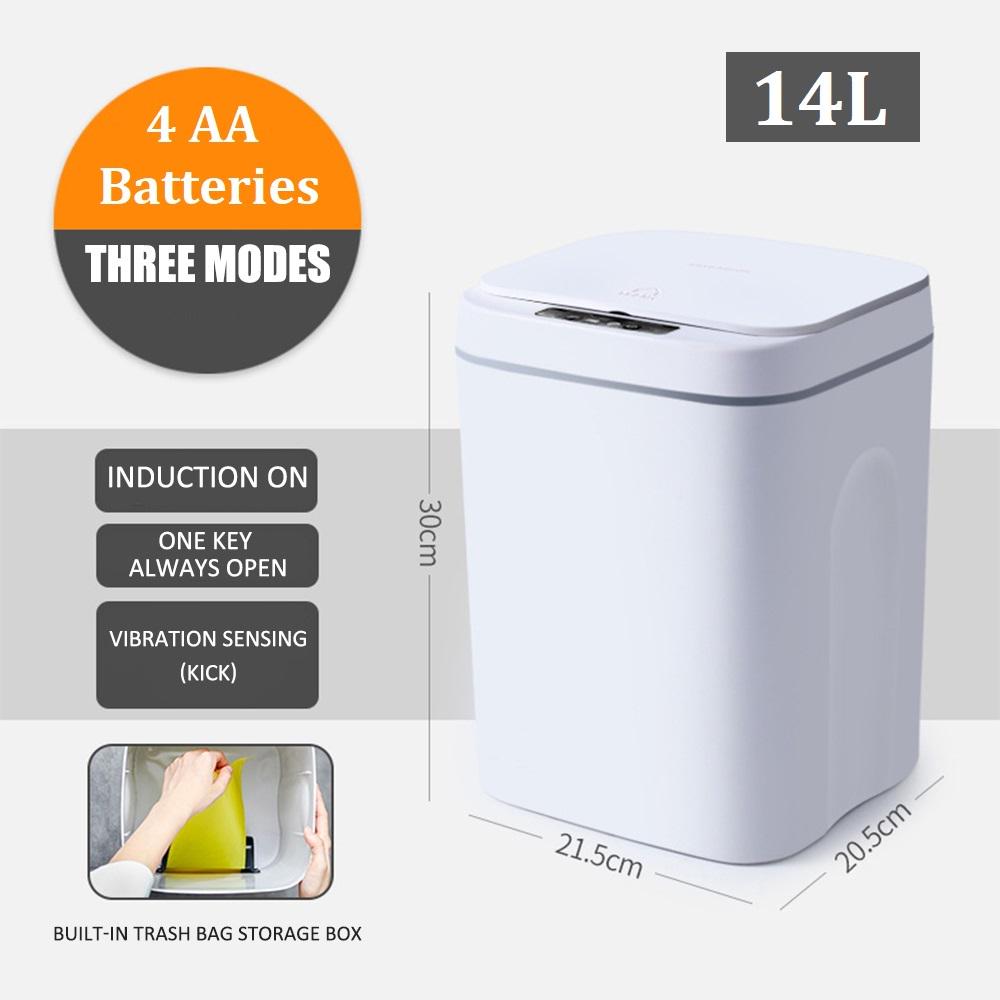 Buy Smart Trash Can Wireless Sensor Automatic Trash Bin Touchless