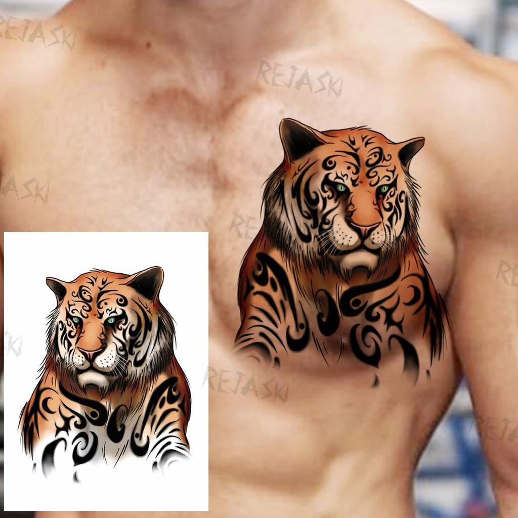 Buy Realistic Lion Temporary Tattoos For Men Women Adult Fake Soldier Astronaut Tiger Compass Tattoo 3D Sticker Water Transfer Tatoo At Affordable Prices — Free Shipping, Real Reviews With Photos — Joom 1024_x_1024_jpg