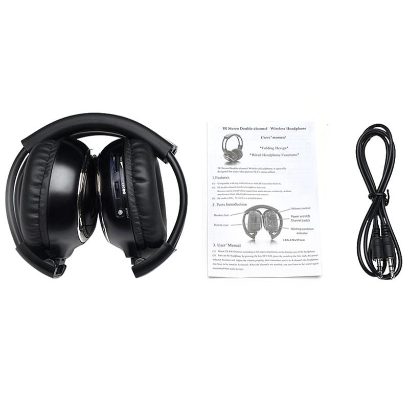 Buy 1* Universal IR Infrared Headphone Wireless Stereo Car Headphones