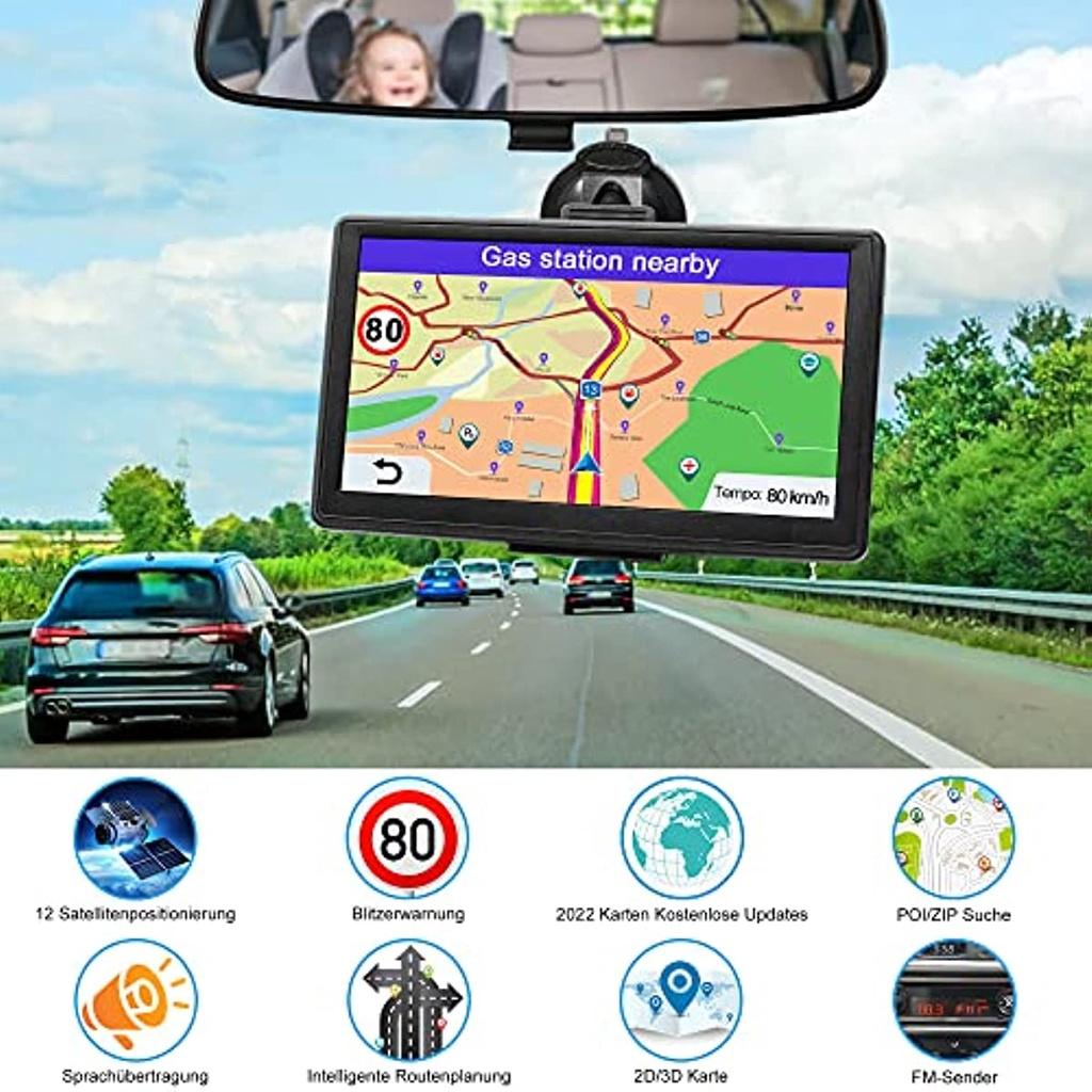 Cheap Gps Navigation Device For Car 2022 Navigation For Car Truck Sat Nav 7 Inch Lifetime Free