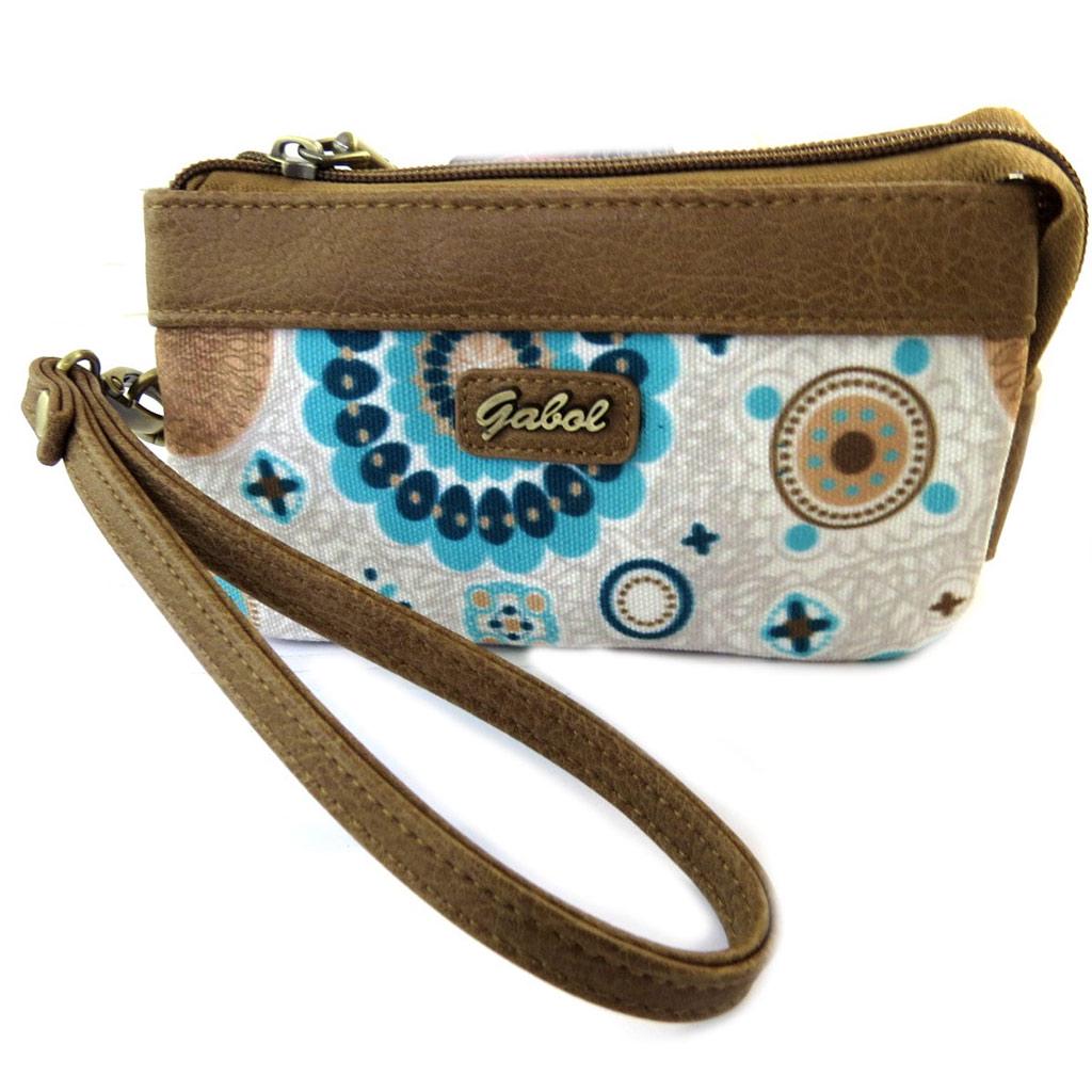 Buy Gabol [N6698] Designer bag 'Gabol' beige turquoise (3