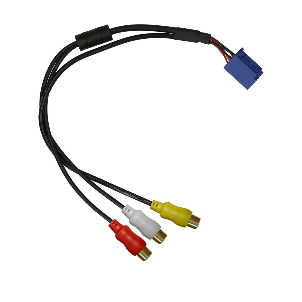 Buy Car RCA Adapter VTR Cable 6 Pin Blue AV Port Replacement for Toyota
