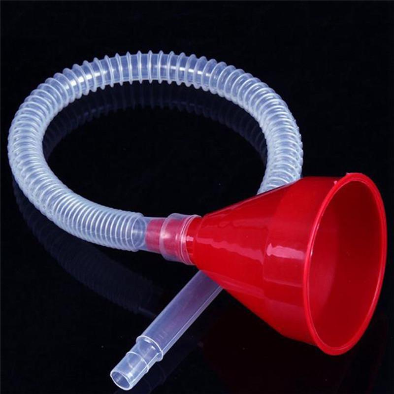 Buy Vehicle Filling Plastic Funnel Soft Pipe Pour Oil Petrol Diesel