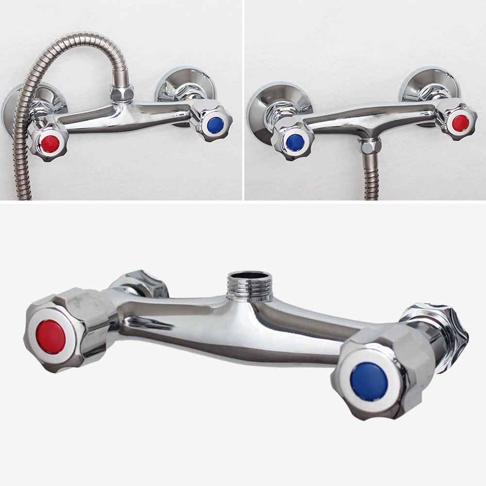 Buy Shower Mixer Taps Shower Mixer Valve Stable Performance Twin Outlet