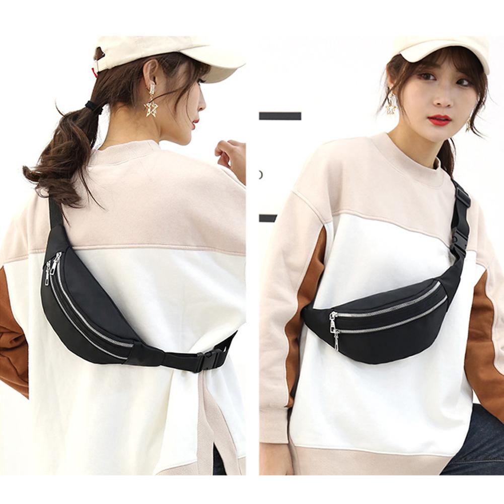 Buy Waterproof Korean Waist Bag Outdoor Sports Cell Phone Fanny Pack (Black) at affordable