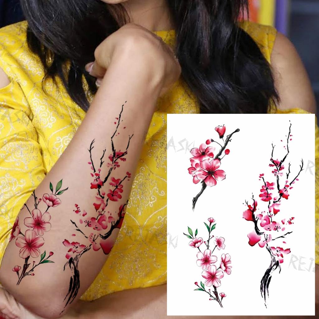 Buy Sexy Rose Flower Temporary Tattoos For Women Men Fake Feather Dragon Skull Tattoo Sticker 3D Realistic Underboob Tatoo At Affordable Prices — Free Shipping, Real Reviews With Photos — Joom 1024_x_1024_jpg
