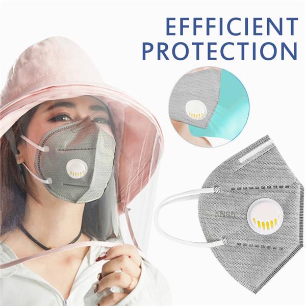 Buy Adult Reusable KN95 Mask Dustproof Air Filter Mask Breathable
