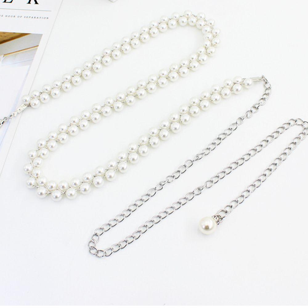 Buy Pearl Beads Chain On Pants Women Waist Chain Waist Corset Chain