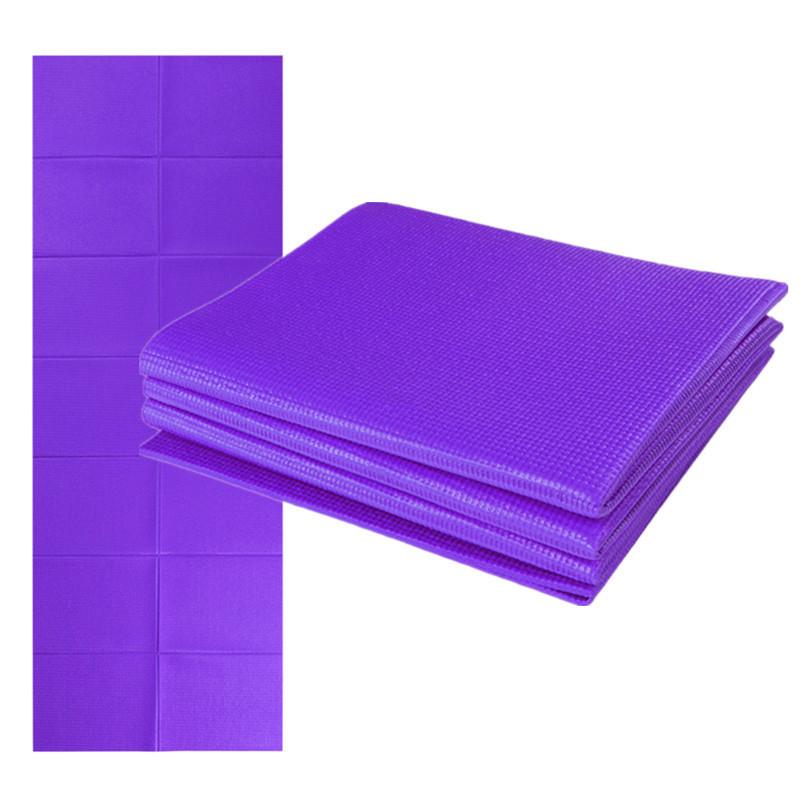 Satın alın Portable PVC Folding Yoga Mat NonSlip Sport Gym Pilates