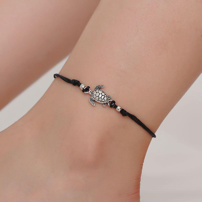 Cheap Sea Turtles Single Layer Anklet Vintage Handmade Chain Foot