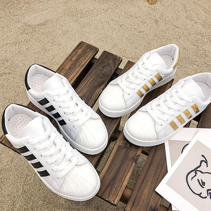 Cheap White Sneakers Women's Casual Shoes 2022 Summer New Shell Head