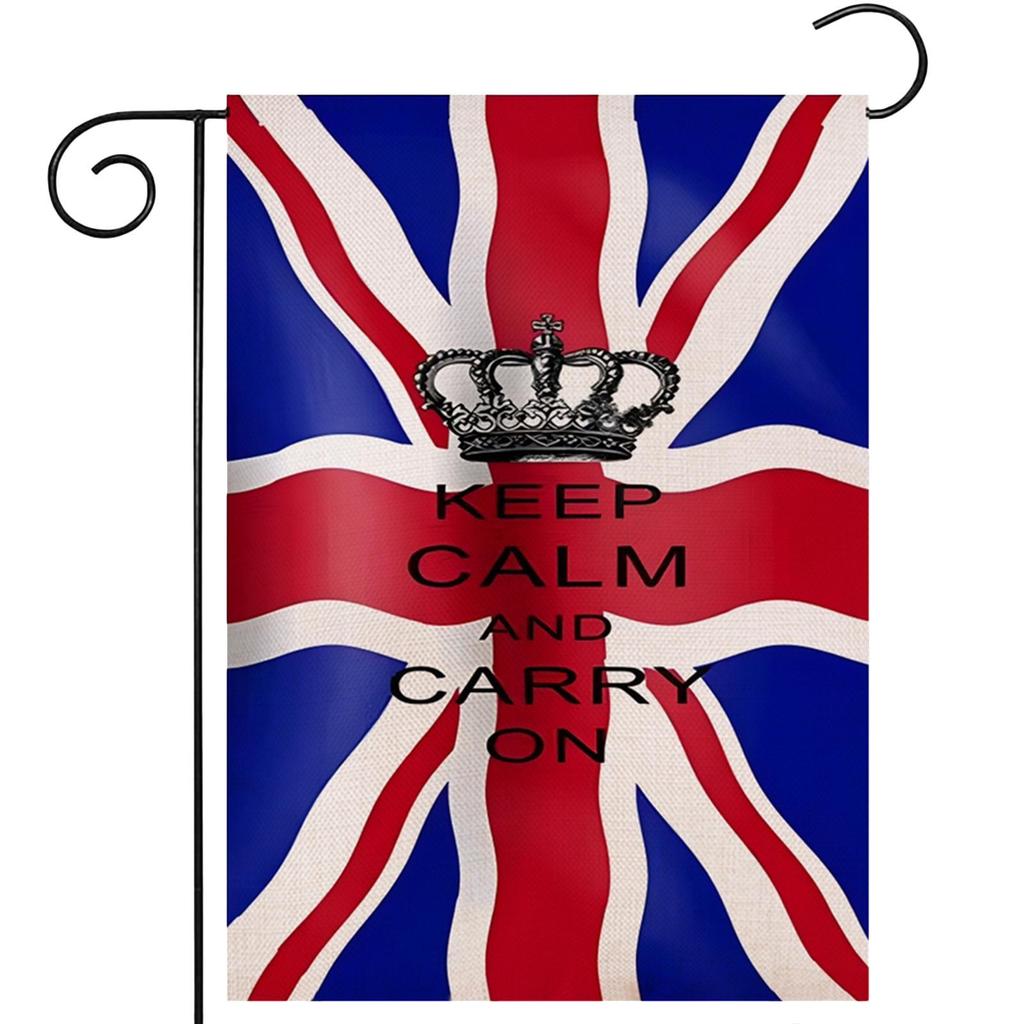 Buy 2022 Queen's Jubilee Platinum Garden Flag 30x45cm/12x18inch