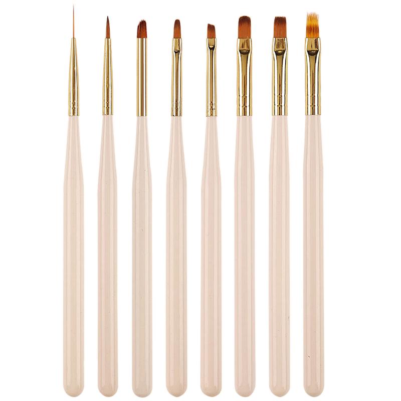 Cheap Commonly Used Nail Art Brushes with Cover Nail Liner Brush