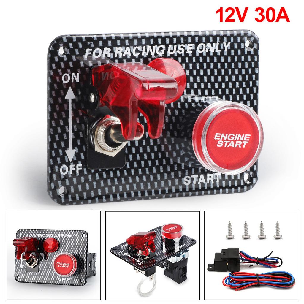 Buy 12V Ignition Switch Panel, Race Car Ignition Switches with Push