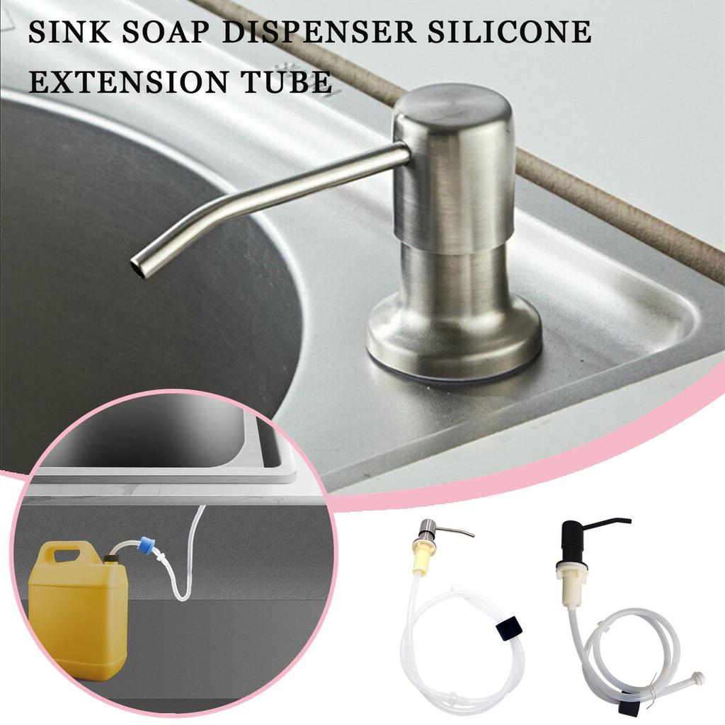 Buy Steel Soap Dispenser Extension Tube Kit Kitchen Sink Liquid