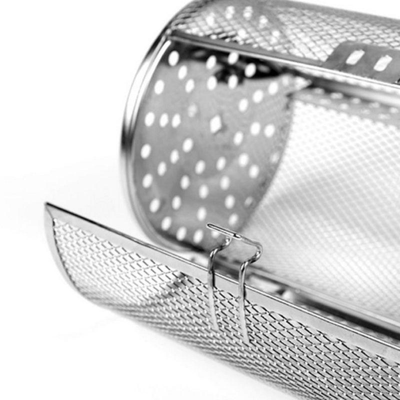 Buy Stainless Steel Rotisserie Oven Basket for Roasting Baking Nuts