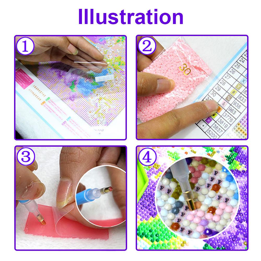 Buy Full Drill 5D Diamond DIY Painting Craft Kit Home Decor at