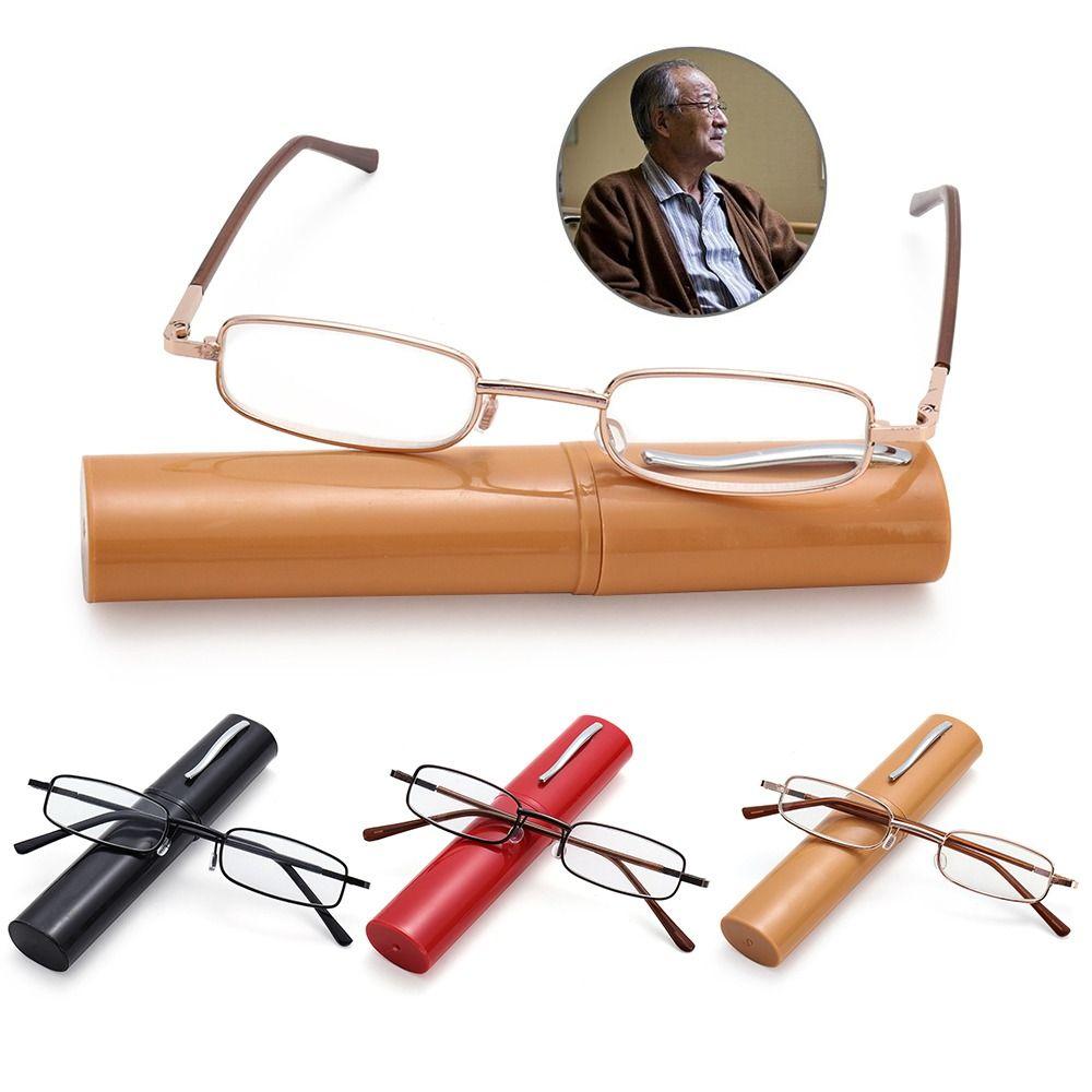 Antiblue light Eyeglasses Readers for Men Women with Pen Clip Tube